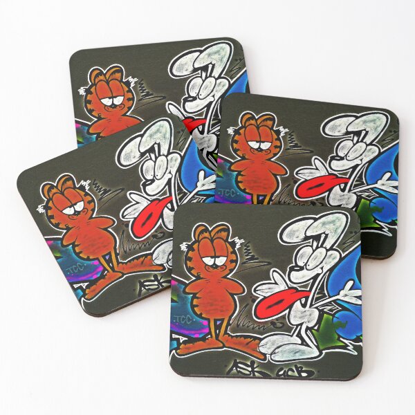 Item preview, Garfield and Odie designed and sold by PixelPerch.
