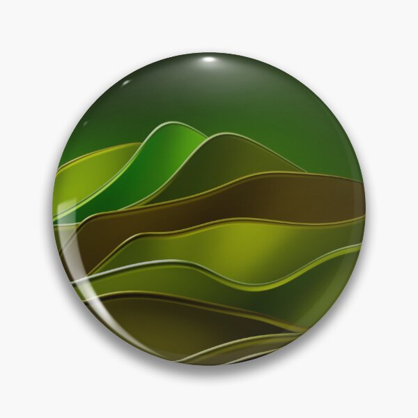 Item preview, Digital green mountain range designed and sold by Sonofwilliam.