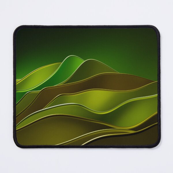 Item preview, Digital green mountain range designed and sold by Sonofwilliam.