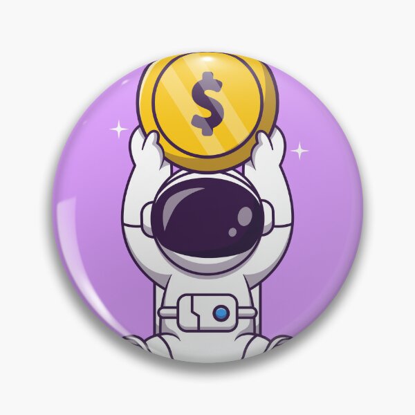 Item preview, Astronaut's Prosperous Discovery: Cute Cartoon Vector Icon Illustration designed and sold by hjian8219.