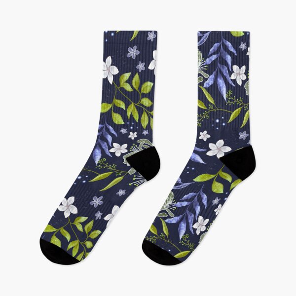 Item preview, Midnight Blooms - Blue designed and sold by JaselviiStudio.