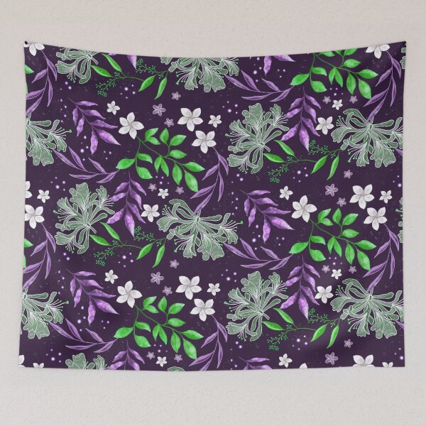Item preview, Midnight Blooms - Pink designed and sold by JaselviiStudio.
