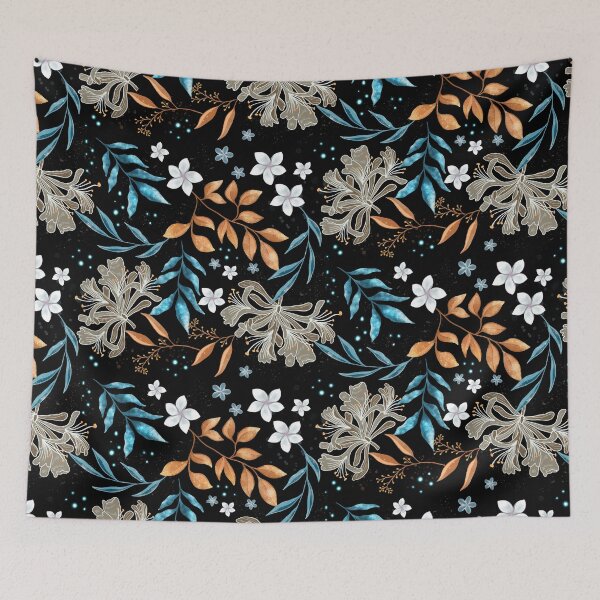 Item preview, Midnight Blooms - Black designed and sold by JaselviiStudio.