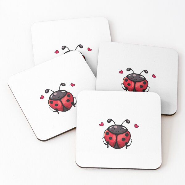 Item preview, Cute Animals - Alphabetic Animals and Personalities - Loving Ladybug designed and sold by CaptTaters.