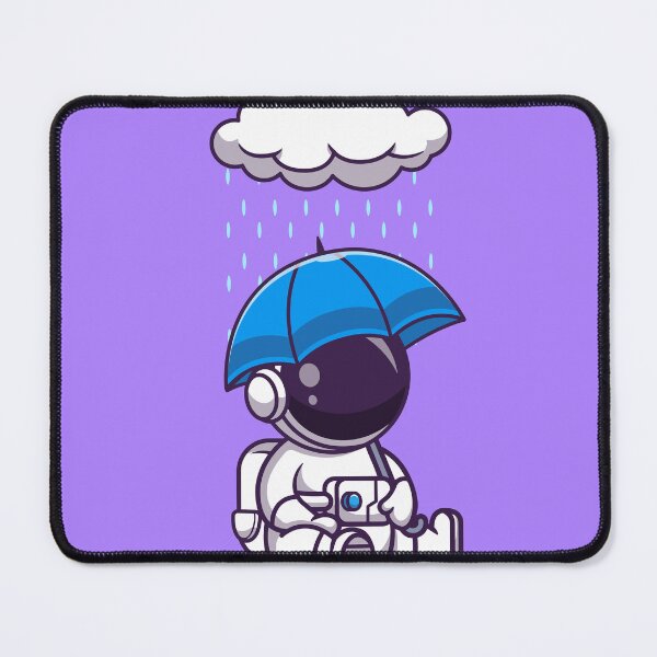 Item preview, Rainy Day Astronaut: Cute Cartoon Vector Icon Illustration designed and sold by hjian8219.