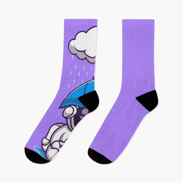 Item preview, Rainy Day Astronaut: Cute Cartoon Vector Icon Illustration designed and sold by hjian8219.