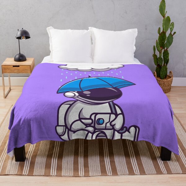 Item preview, Rainy Day Astronaut: Cute Cartoon Vector Icon Illustration designed and sold by hjian8219.