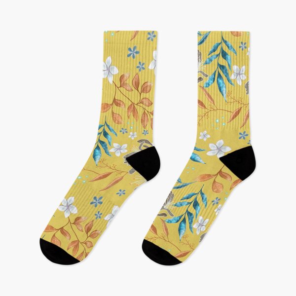 Item preview, Midnight Blooms - Yellow designed and sold by JaselviiStudio.