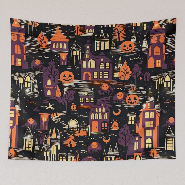 Item preview, Halloweentown Enchantment Pattern designed and sold by Pixel  Playground.