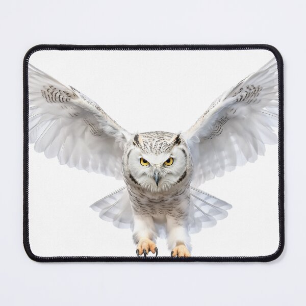 Item preview, Snowy Owl in Flight Isolated on White Background. AI generated Illustration. designed and sold by svetlanna.