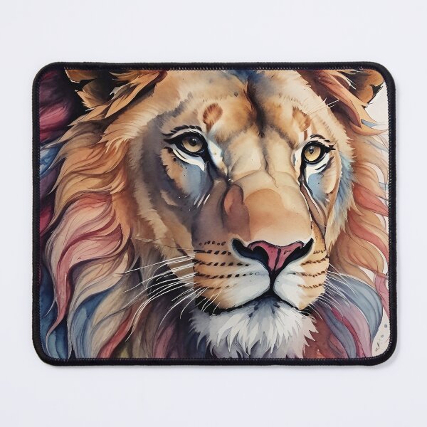 Aperçu de l'œuvre Lion Aquarelle créée et vendue par Ac3k.