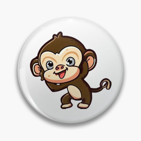 Item preview, Cute Animals - Alphabetic Animals and Personalities - Mischievous Monkey designed and sold by CaptTaters.