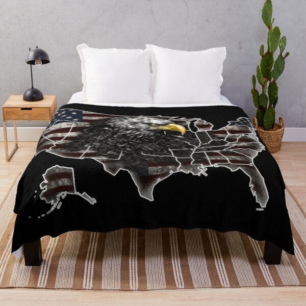Item preview, USA American Eagle Map designed and sold by TheUSAFantasy.