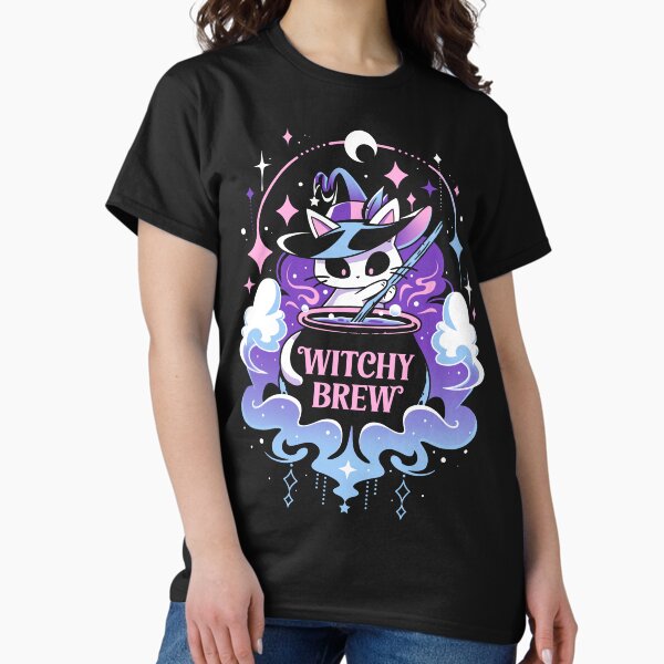 Vista previa del artículo con la obra «Poción de gato brujo - Kawaii Magic», diseñado y vendido por Snouleaf.