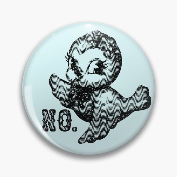 Item preview, Cute Bird says NO. designed and sold by Marianne Martin.