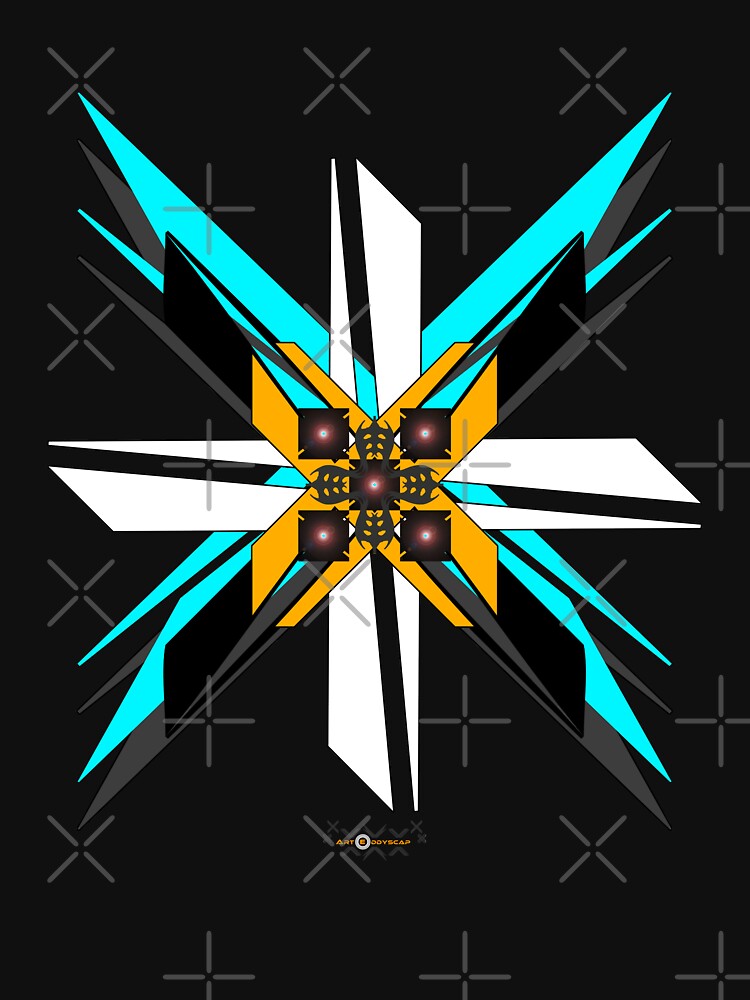 Imagen 7 de 7, Camiseta clásica con la obra Xx02_074_future_called_X+-art-eddyscap, diseñada y vendida por ARTEDDYSCAP.