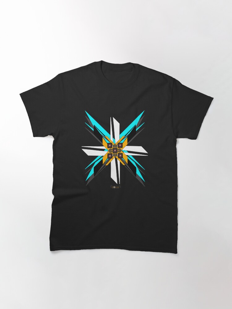 Imagen 3 de 7, Camiseta clásica con la obra Xx02_074_future_called_X+-art-eddyscap, diseñada y vendida por ARTEDDYSCAP.