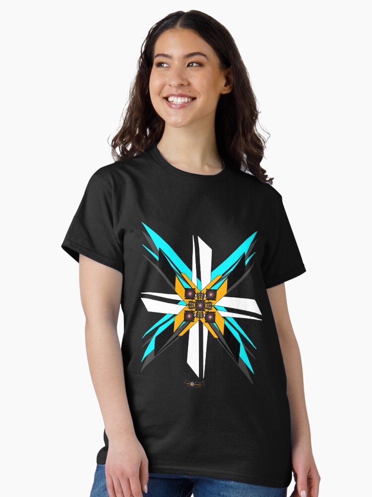 Imagen 2 de 7, Camiseta clásica con la obra Xx02_074_future_called_X+-art-eddyscap, diseñada y vendida por ARTEDDYSCAP.