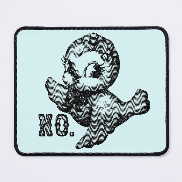 Item preview, Cute Bird says NO. designed and sold by Marianne Martin.