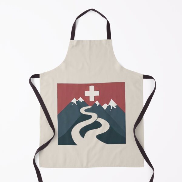 Item preview, Pass of July in Switzerland, with the Flag in the Background designed and sold by MinimalistHaven.