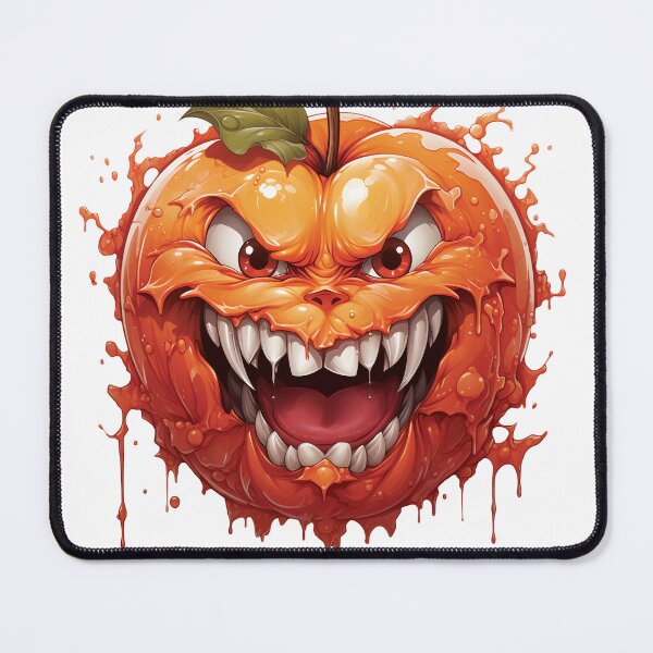 Item preview, Scary Apple | Halloween Apple,Apple Art,Halloween Prints,Halloween PNG,Apple PNG,Halloween Clipart,Apple Clipart,Tshirt Designs,Spooky Season designed and sold by simdesid.