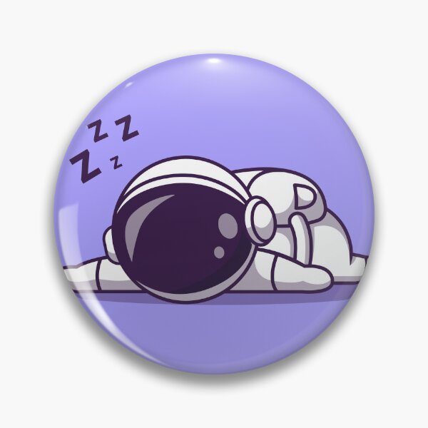 Item preview, Cosmic Slumber: Cute Sleeping Astronaut Cartoon Vector Icon Illustration designed and sold by hjian8219.