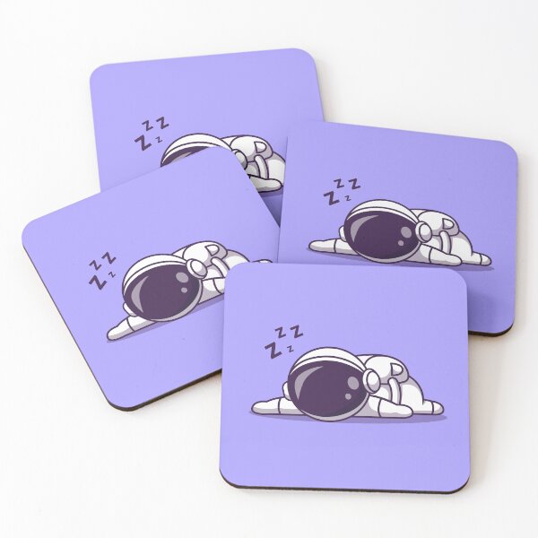 Item preview, Cosmic Slumber: Cute Sleeping Astronaut Cartoon Vector Icon Illustration designed and sold by hjian8219.