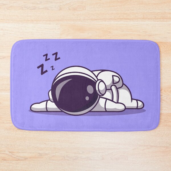 Item preview, Cosmic Slumber: Cute Sleeping Astronaut Cartoon Vector Icon Illustration designed and sold by hjian8219.