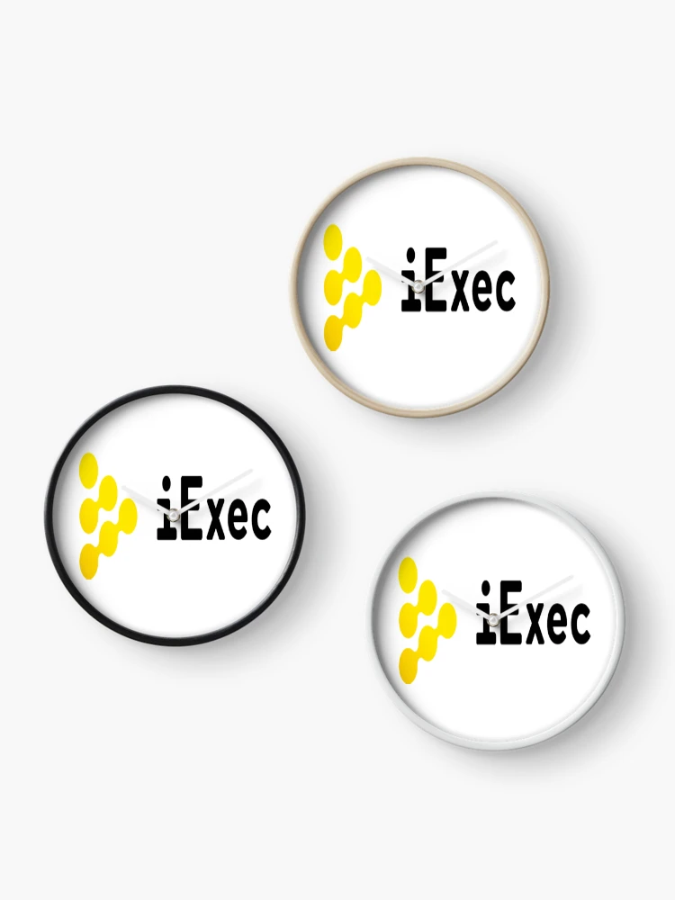Thumbnail 3 of 4, Clock, iExec RLC designed and sold by AltcoinCentral.