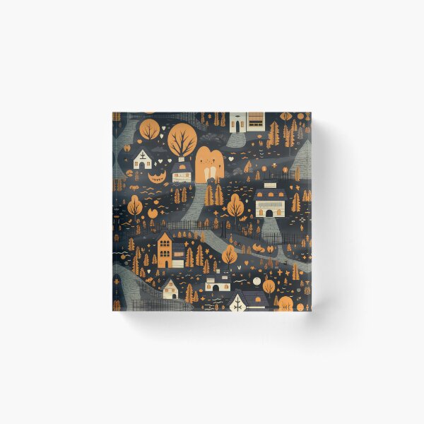Item preview, Halloweentown Enchantment Pattern designed and sold by Pixel  Playground.