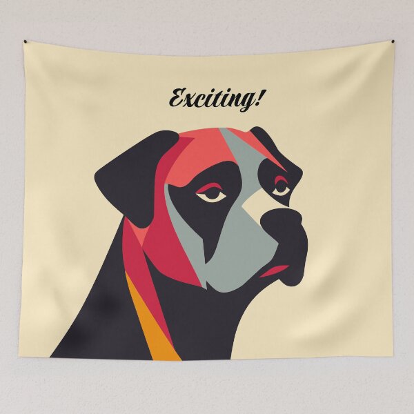 Item preview, Exciting! Bored Dog, ArtNº11K designed and sold by Bauani.