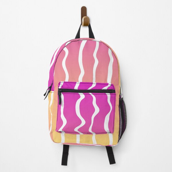 Item preview, Pink to yellow gradient lines pattern designed and sold by Pattrenonly.