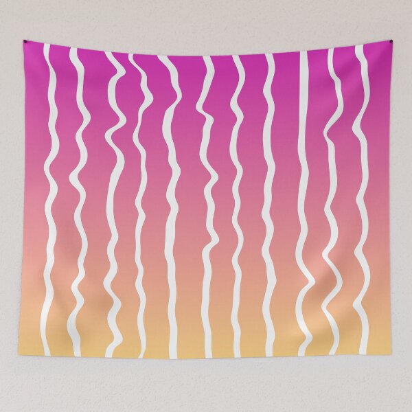 Item preview, Pink to yellow gradient lines pattern  designed and sold by Pattrenonly.