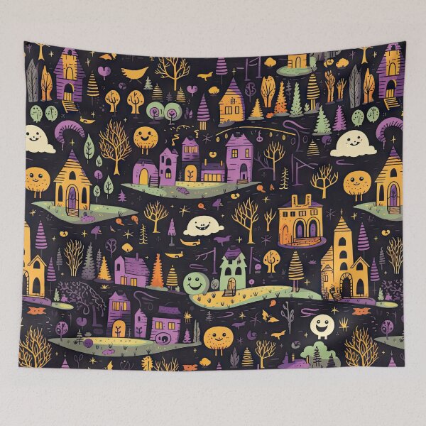 Item preview, Halloweentown Enchantment Pattern designed and sold by Pixel  Playground.