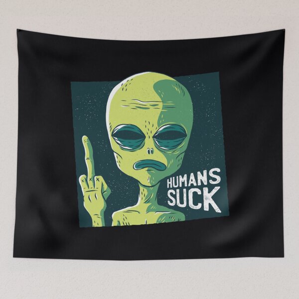 Item preview, HUMANS SUCK 	 		 designed and sold by ojoupgwaum29.