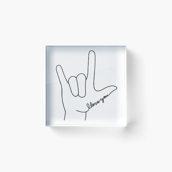 Item preview, Sign Language I Love You designed and sold by annmk.