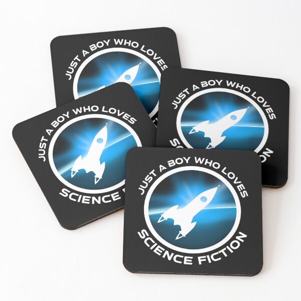 Item preview, Just A Boy Who Loves Science Fiction designed and sold by Cat Lady Designs.