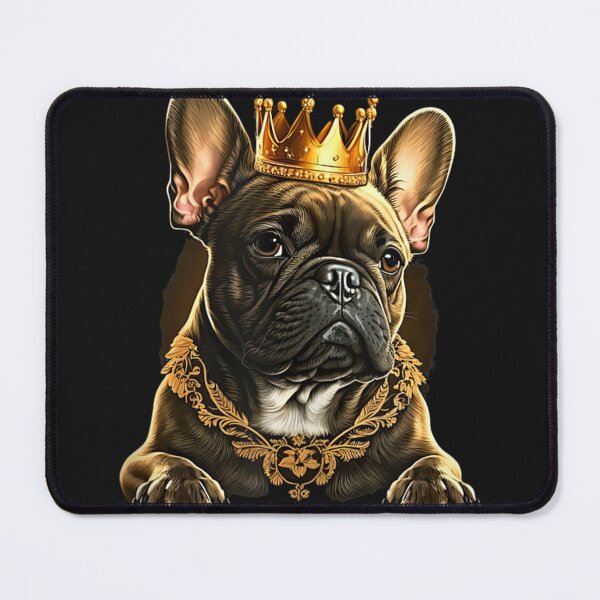 Item preview, Funny French Bulldog Frenchie With A Golden Crown designed and sold by AndresMoon.
