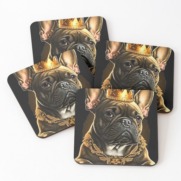 Item preview, Funny French Bulldog Frenchie With A Golden Crown   designed and sold by AndresMoon.