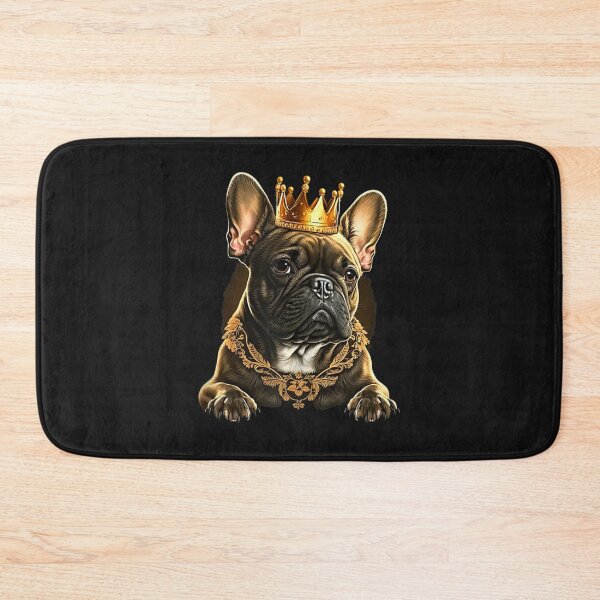 Item preview, Funny French Bulldog Frenchie With A Golden Crown   designed and sold by AndresMoon.