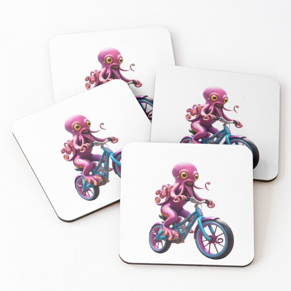 Item preview, Octopus Riding A Bike designed and sold by tankuss.