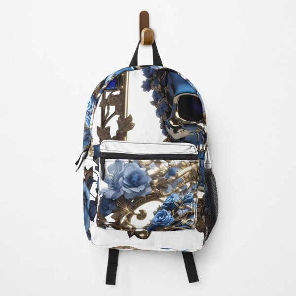 Item preview, Blue Skull Surrounded By Flowers designed and sold by tankuss.