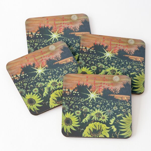 Item preview, Sunflowers at Night  designed and sold by Jacob Wayne Bryner.