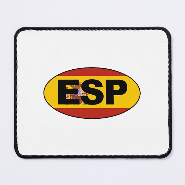 Item preview, Spain Flag and abbreviation/country code designed and sold by smilebysparkle.
