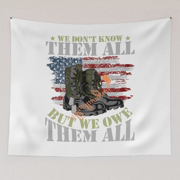 Item preview, We Don't Know Them All, But We Owe Them All: T-Shirt ,PNG,SVG designed and sold by andyandy20.