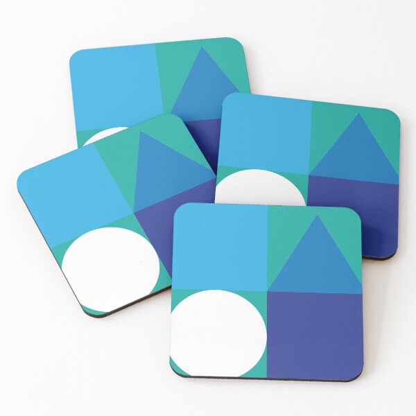 Item preview, Color blocks in blues designed and sold by HelenDBVickers.