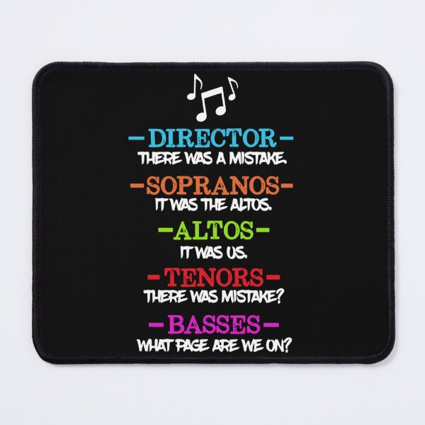 Item preview, Funny Choir Director Soprano Alto Tenor Bass Show Choir Joke    designed and sold by CorinneGarza.