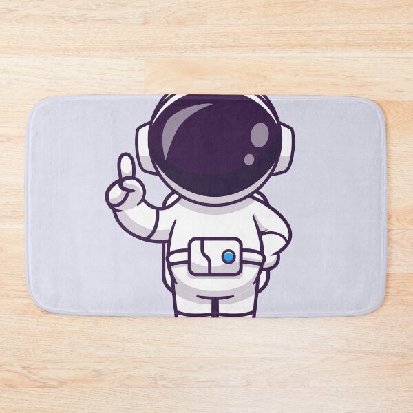 Item preview, Idea Explorer: Cute Astronaut Pointing with Hand Cartoon Vector Icon designed and sold by hjian8219.