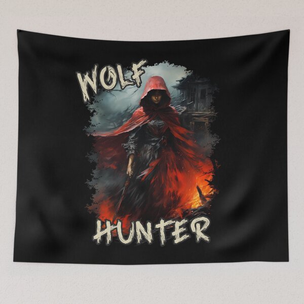 Item preview, Red Riding Hood The Wolf Hunter Design designed and sold by Van Designs.