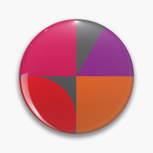 Item preview, Color blocks in hot colors on gray designed and sold by HelenDBVickers.